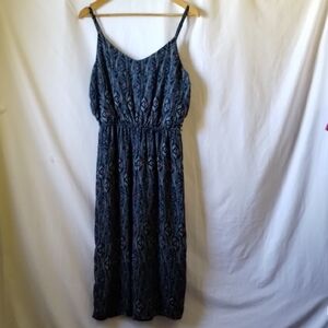 Lily Star Blue Patterned Jumpsuit